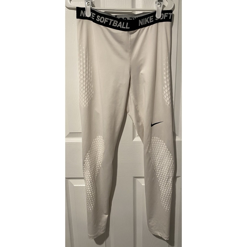 Nike Vapor Women's XL Dri-FIT Softball Slider Tights Pants White AV6643-100
